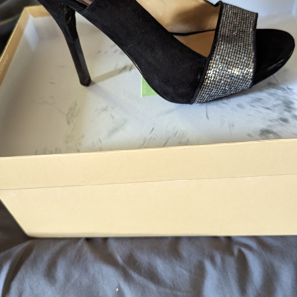 MICHAEL KORS LADIES SLINGBACK RHINESTONE HEELS